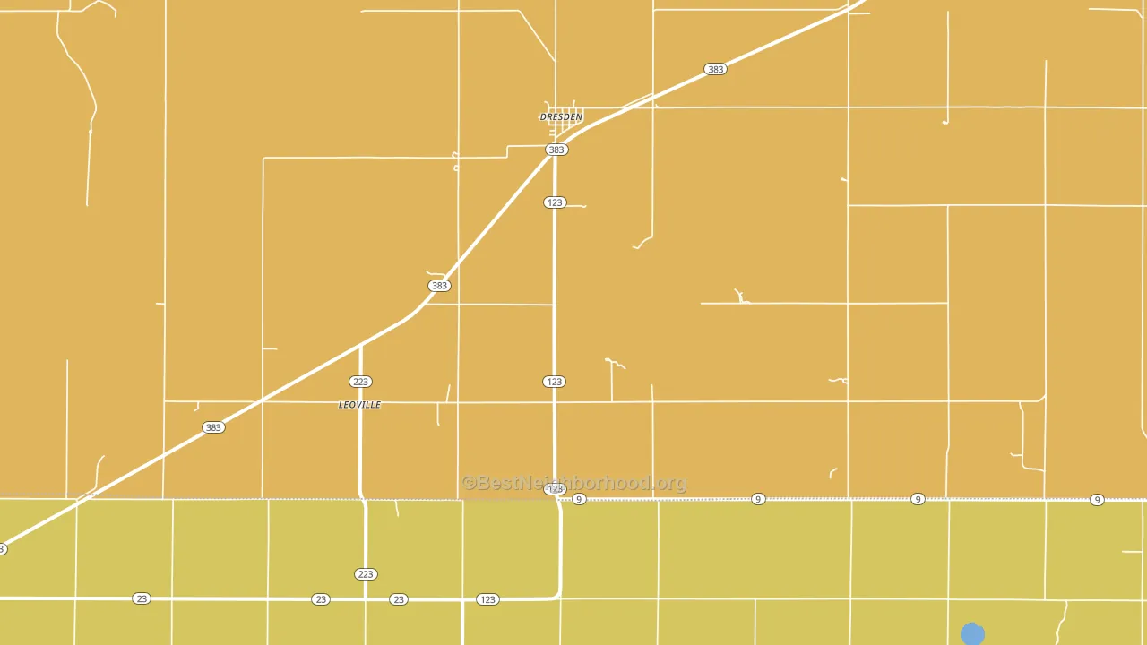 67635, KS block-group voter-turnout map