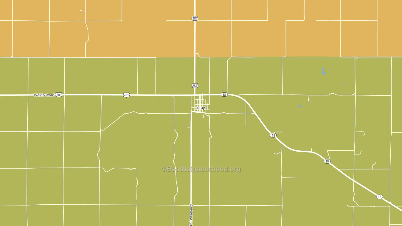 67649, KS block-group voter-turnout map