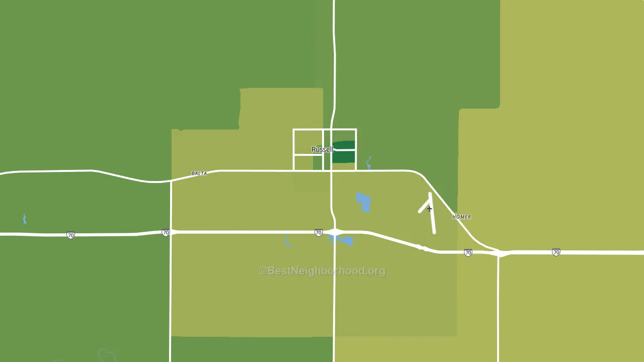 67665, KS block-group voter-turnout map