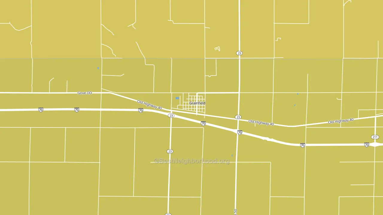 67737, KS block-group voter-turnout map
