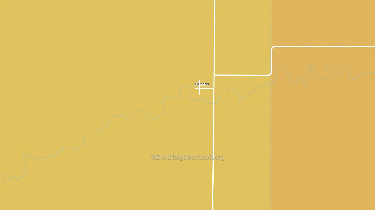 67739, KS block-group voter-turnout map