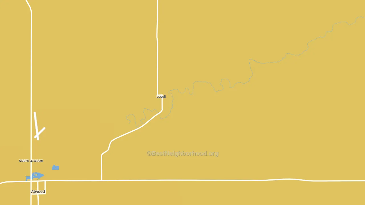67744, KS block-group voter-turnout map