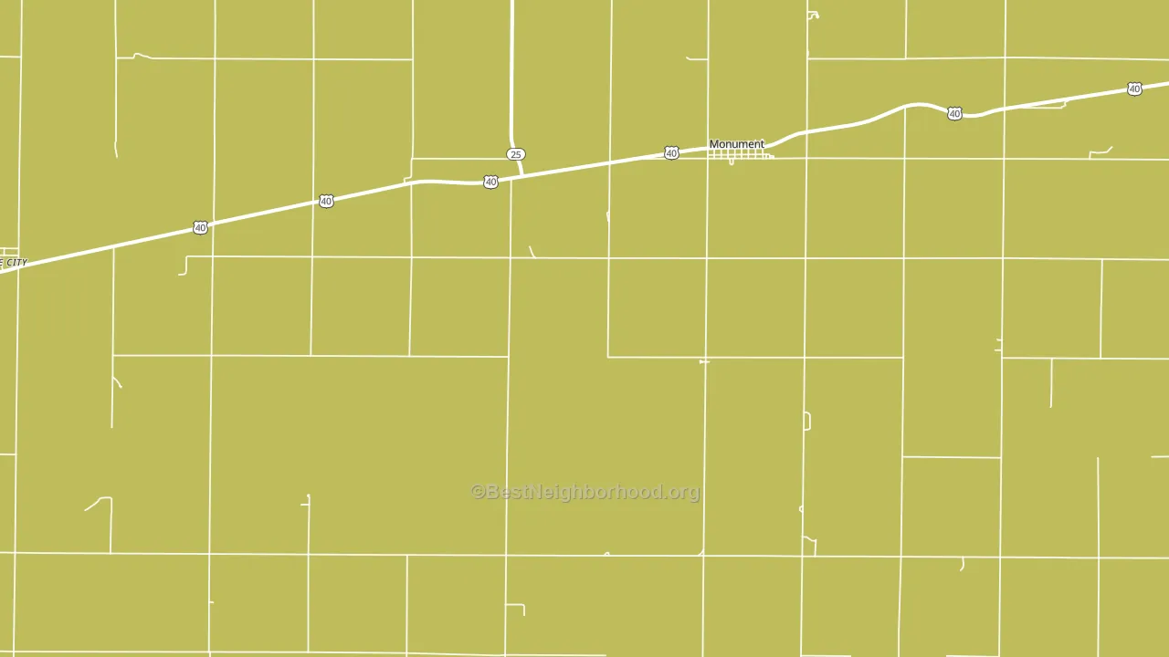 67747, KS block-group voter-turnout map