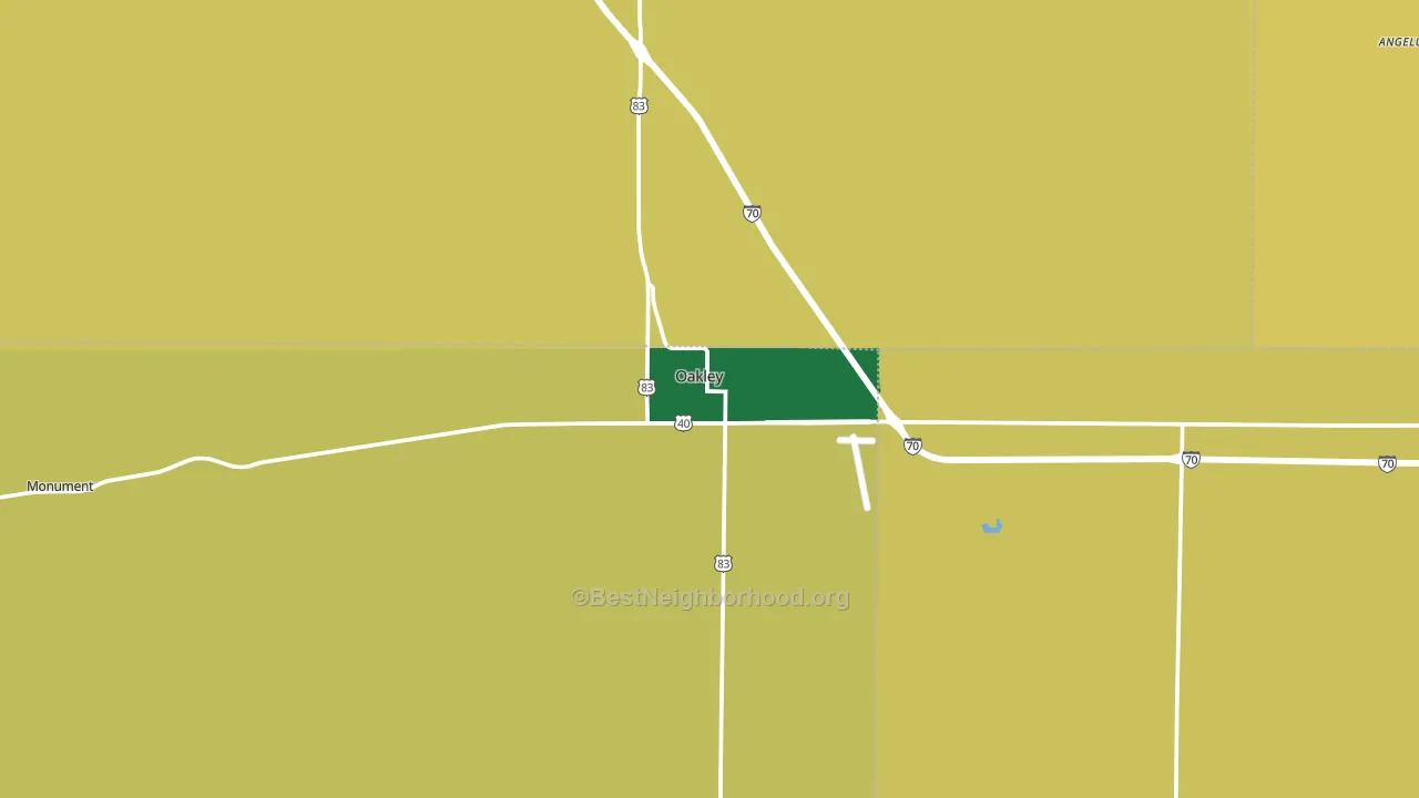 67748, KS block-group voter-turnout map