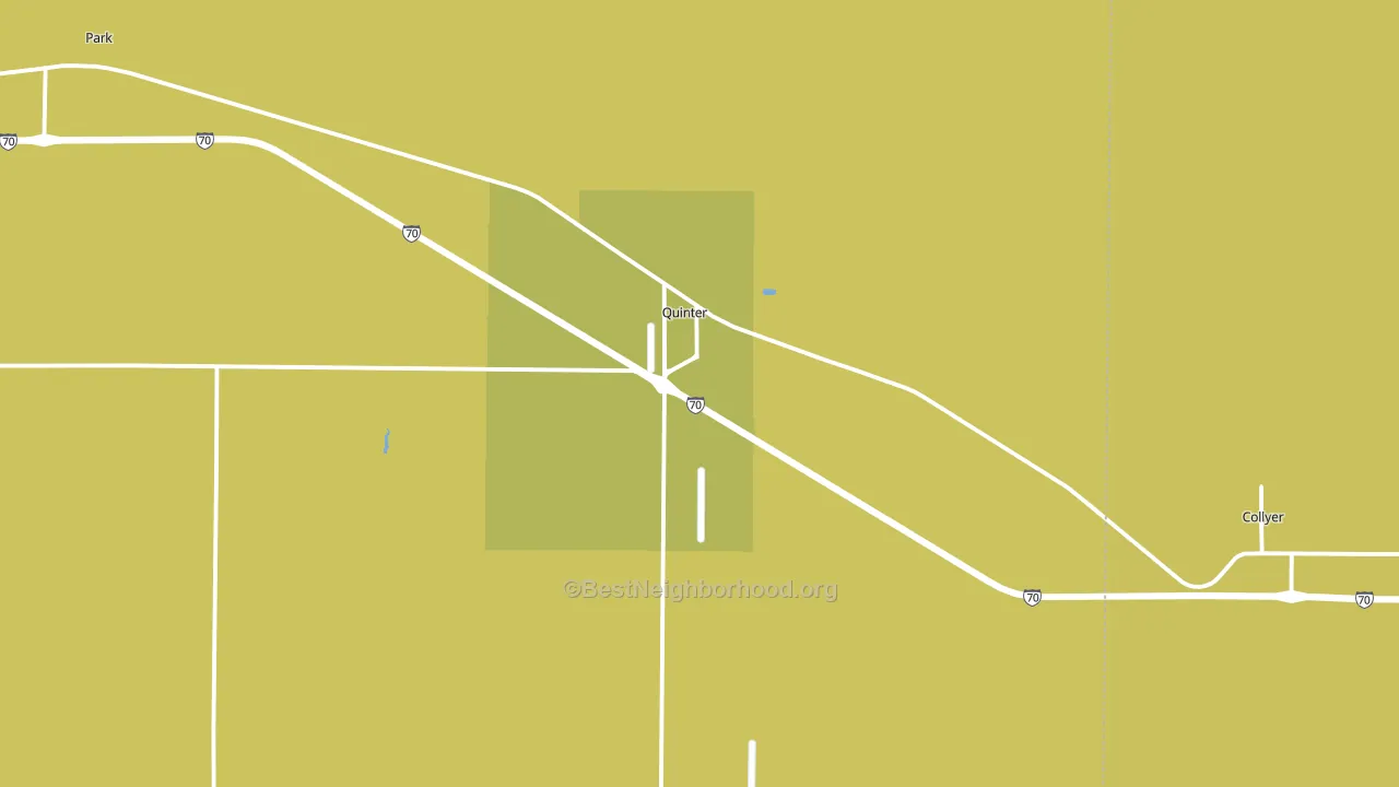 67752, KS block-group voter-turnout map