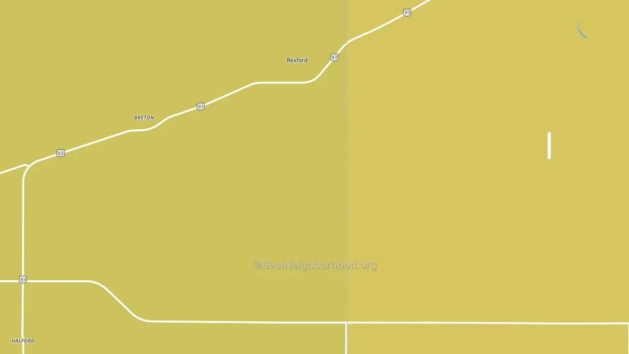 67753, KS block-group voter-turnout map
