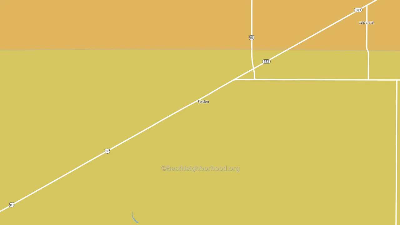 67757, KS block-group voter-turnout map