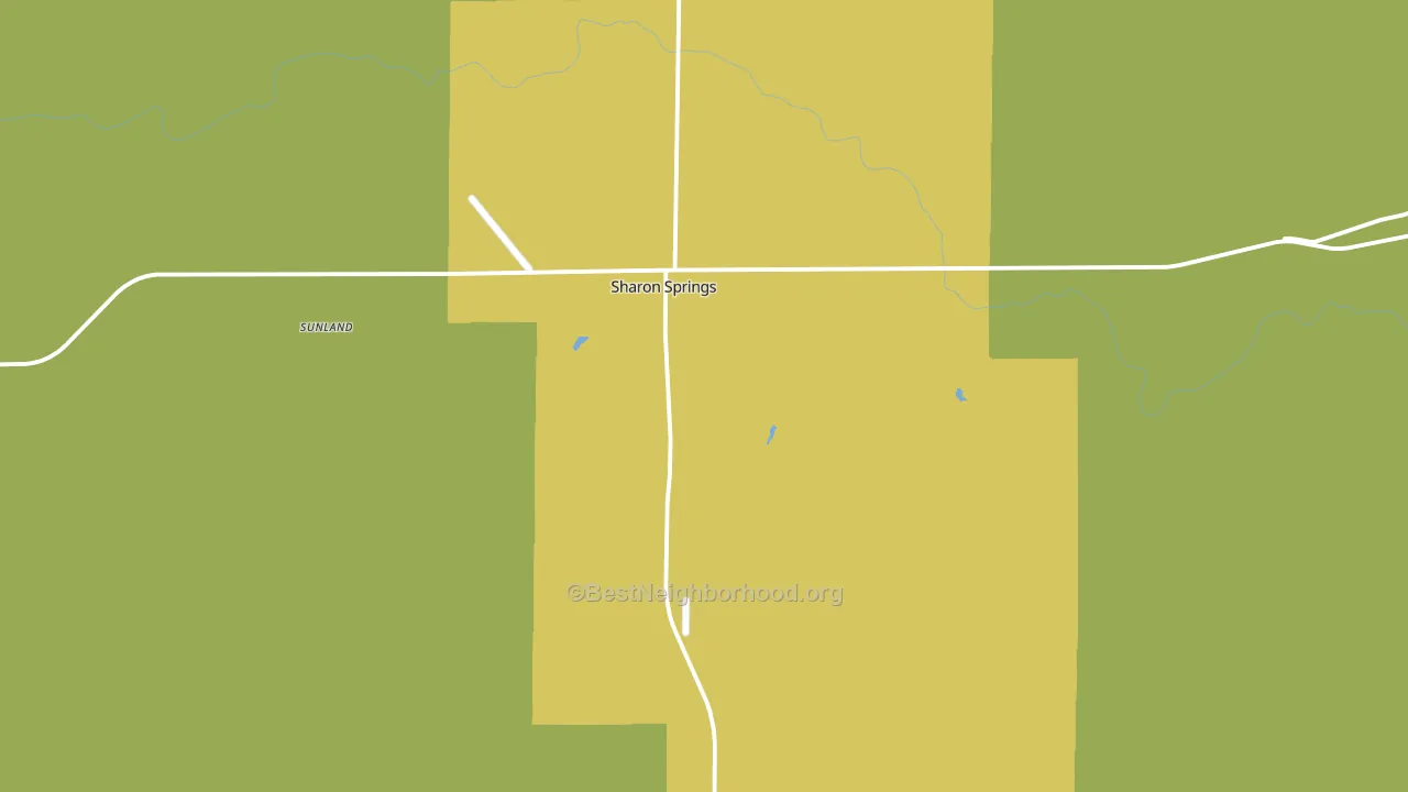 67758, KS block-group voter-turnout map