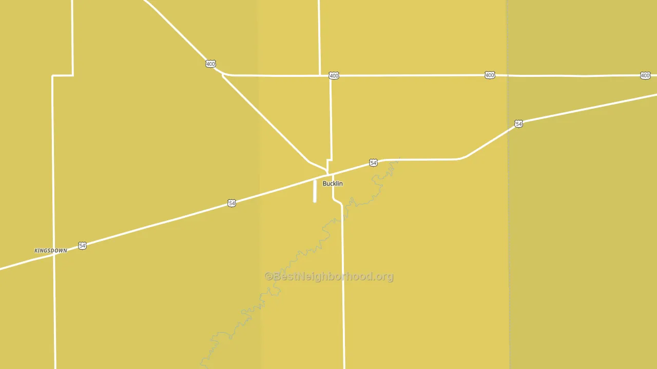 67834, KS block-group voter-turnout map