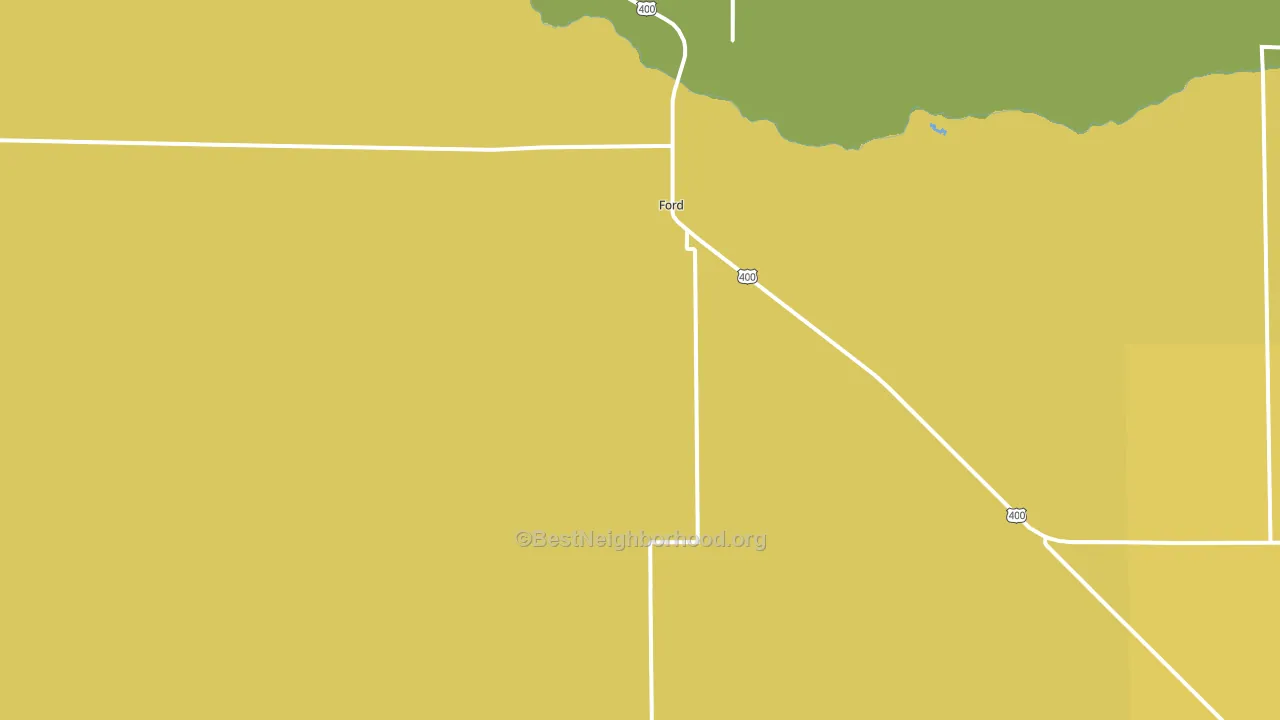 67842, KS block-group voter-turnout map