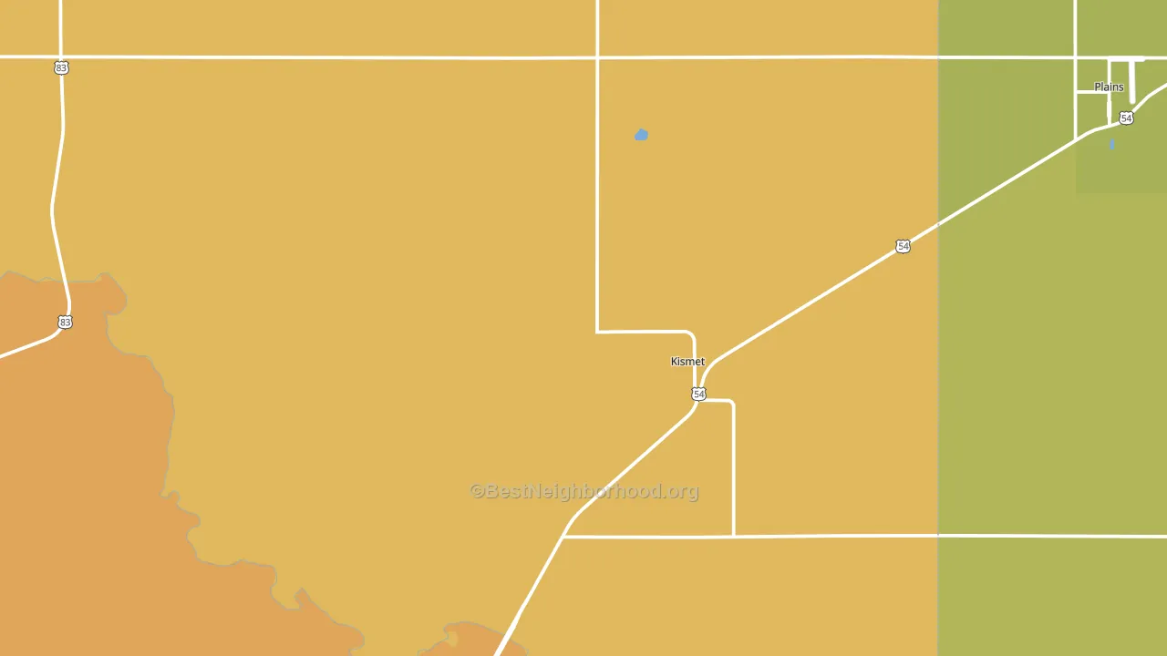 67859, KS block-group voter-turnout map