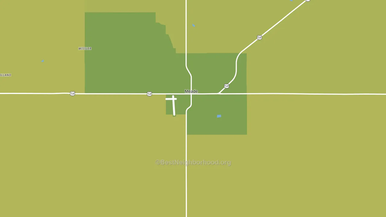 67864, KS block-group voter-turnout map