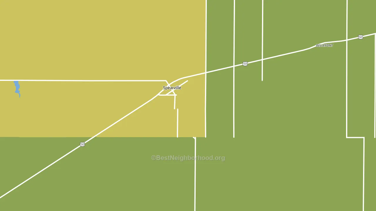 67876, KS block-group voter-turnout map