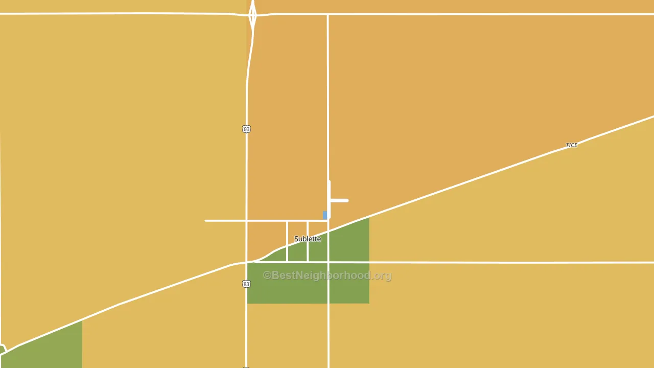 67877, KS block-group voter-turnout map