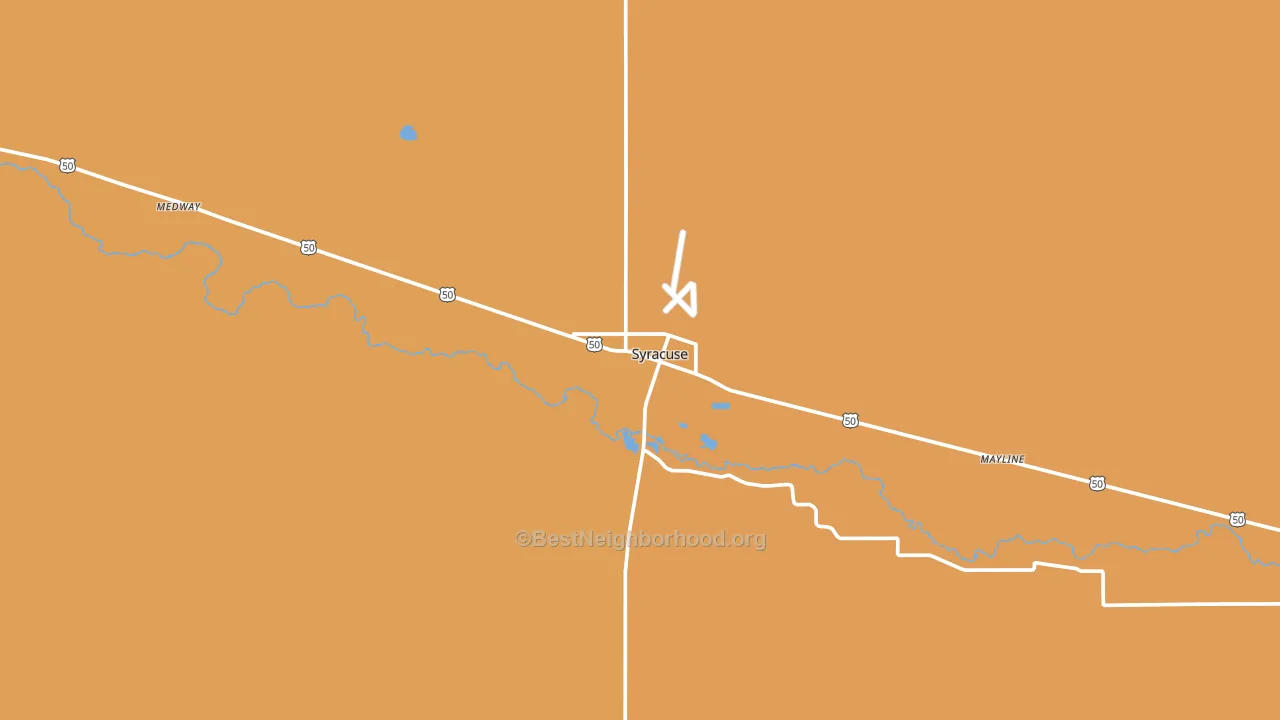 67878, KS block-group voter-turnout map