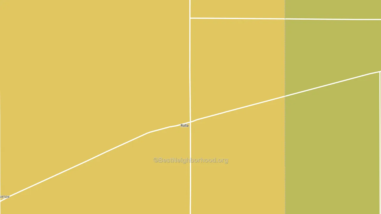 67954, KS block-group voter-turnout map
