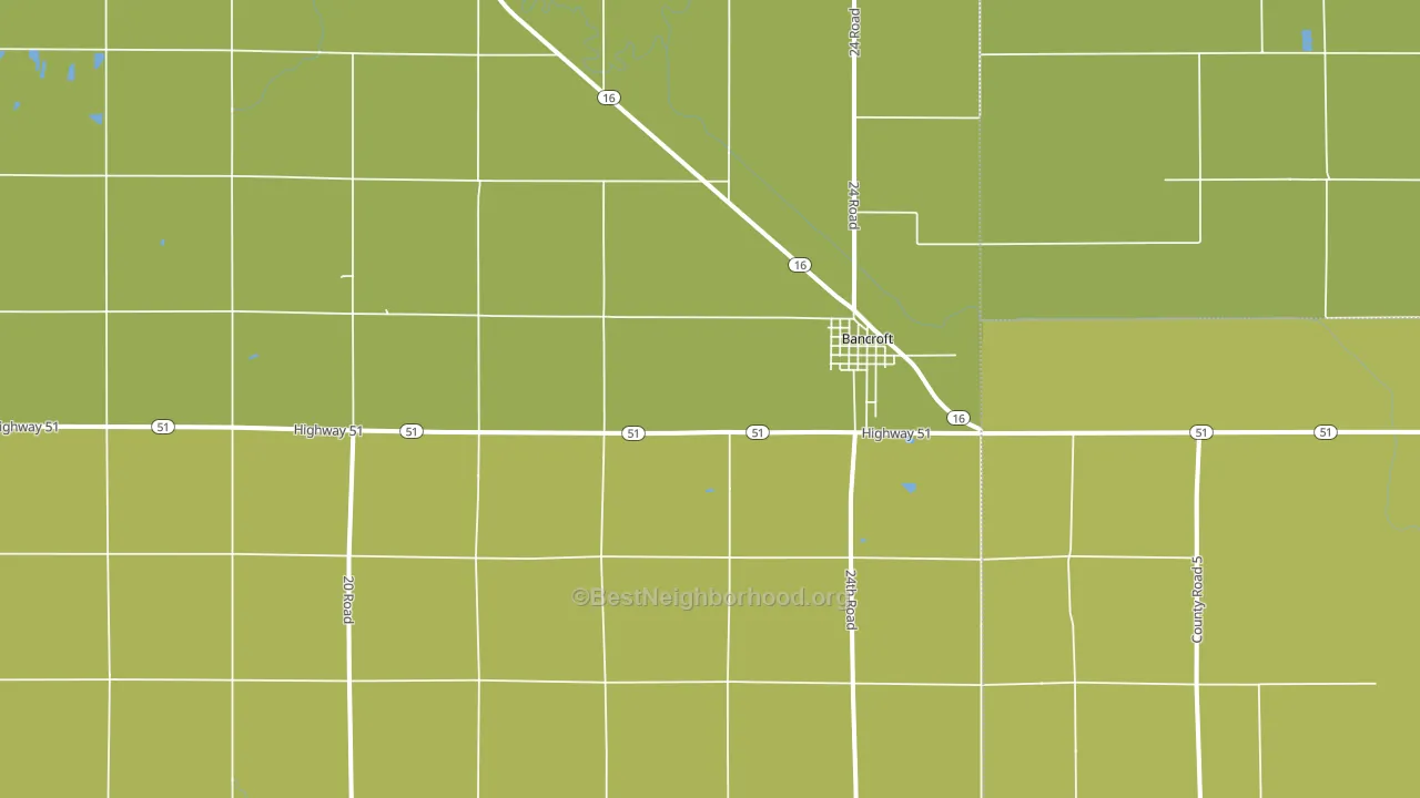 68004, NE block-group voter-turnout map