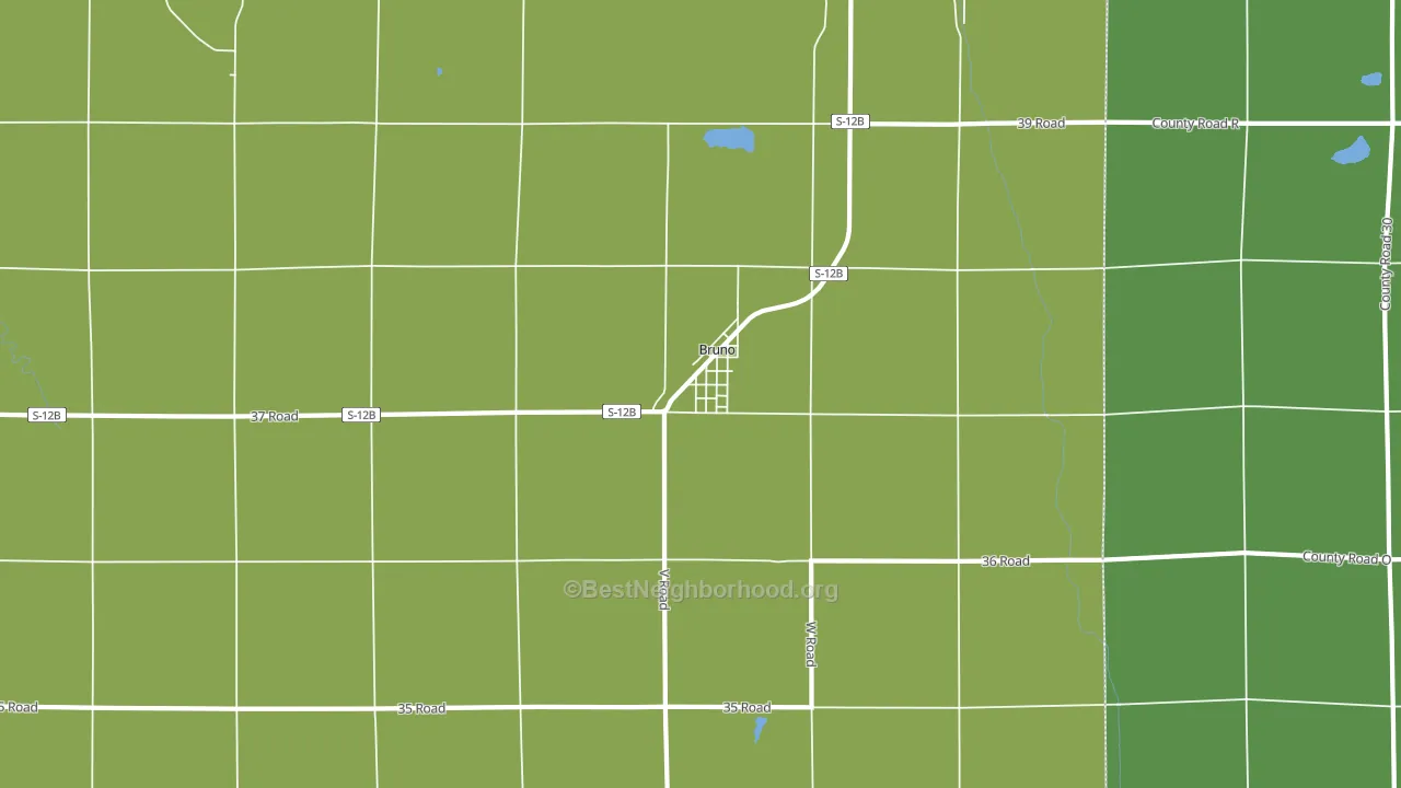 68014, NE block-group voter-turnout map