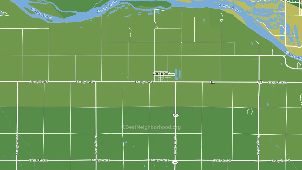 68015, NE block-group voter-turnout map