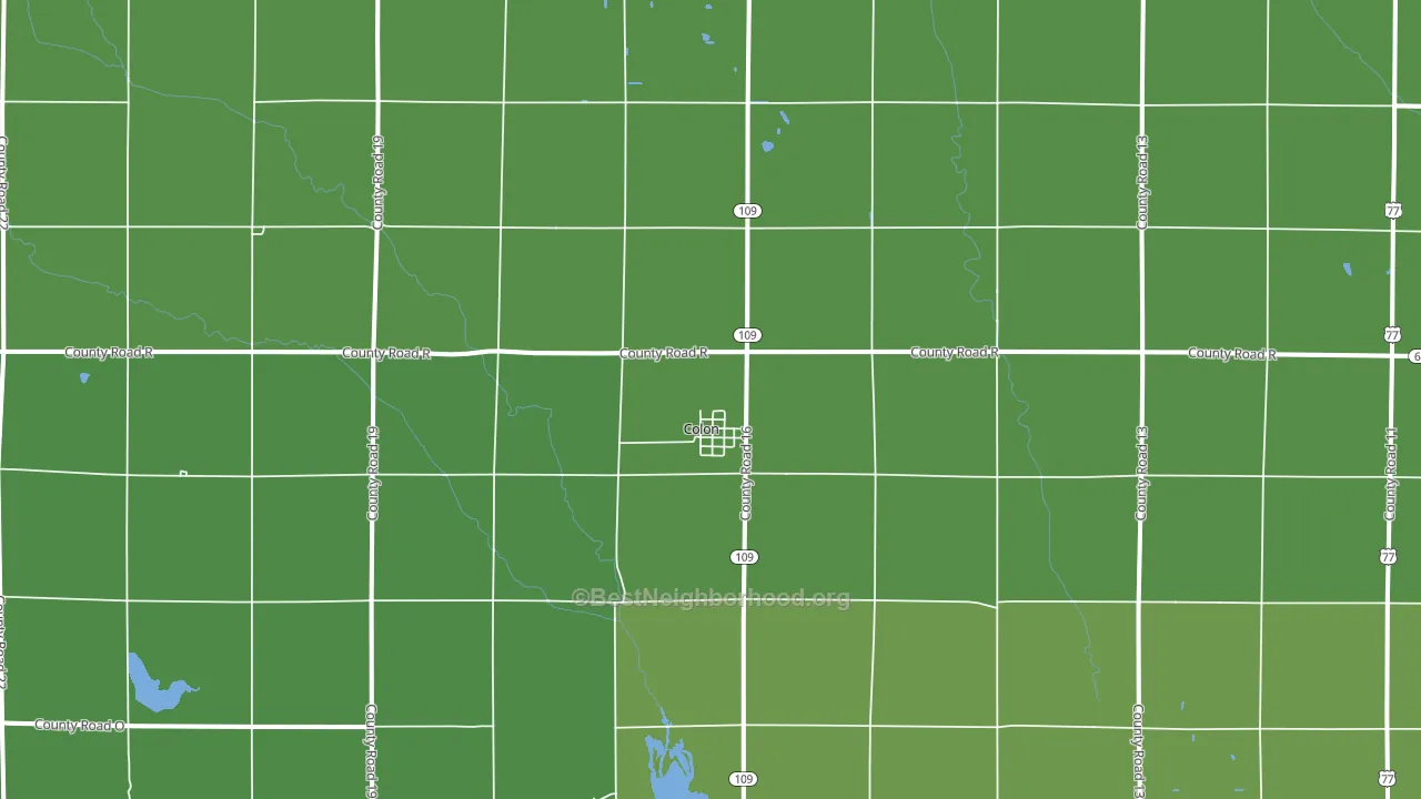 68018, NE block-group voter-turnout map