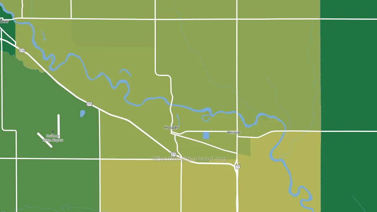 68031, NE block-group voter-turnout map