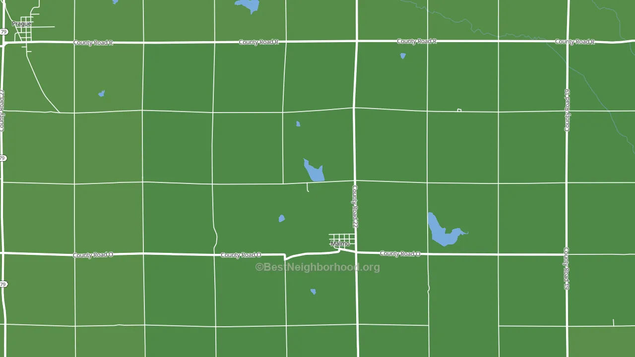 68040, NE block-group voter-turnout map