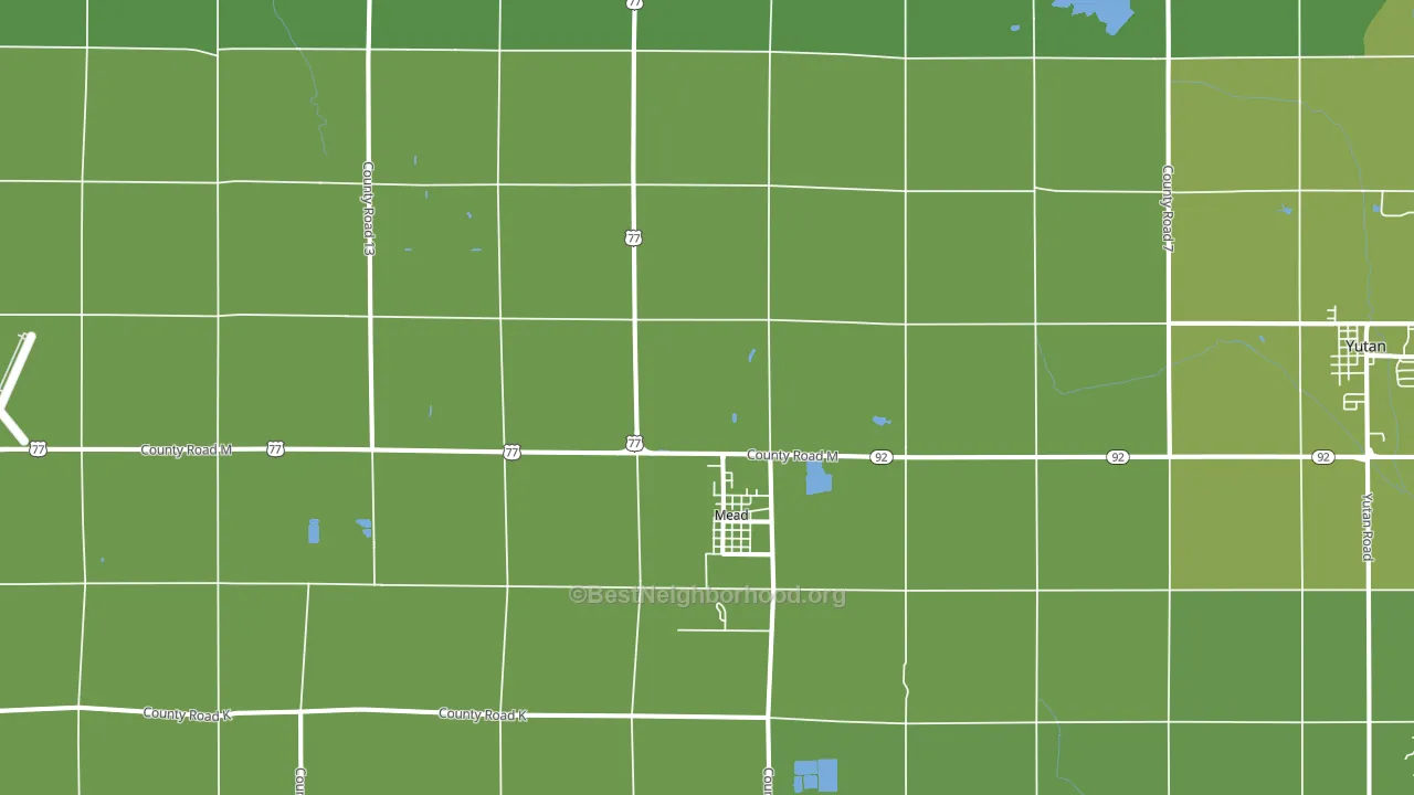 68041, NE block-group voter-turnout map