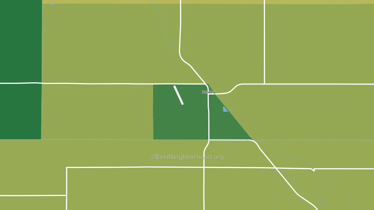 68047, NE block-group voter-turnout map