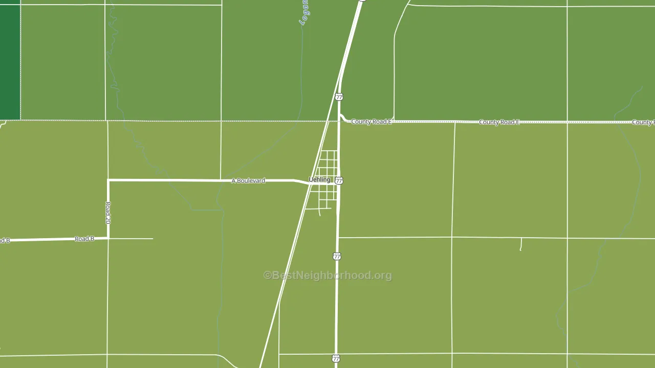 68063, NE block-group voter-turnout map