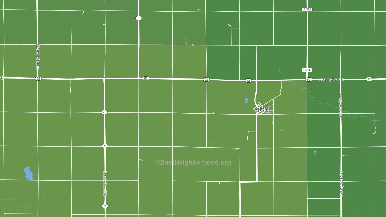 68070, NE block-group voter-turnout map