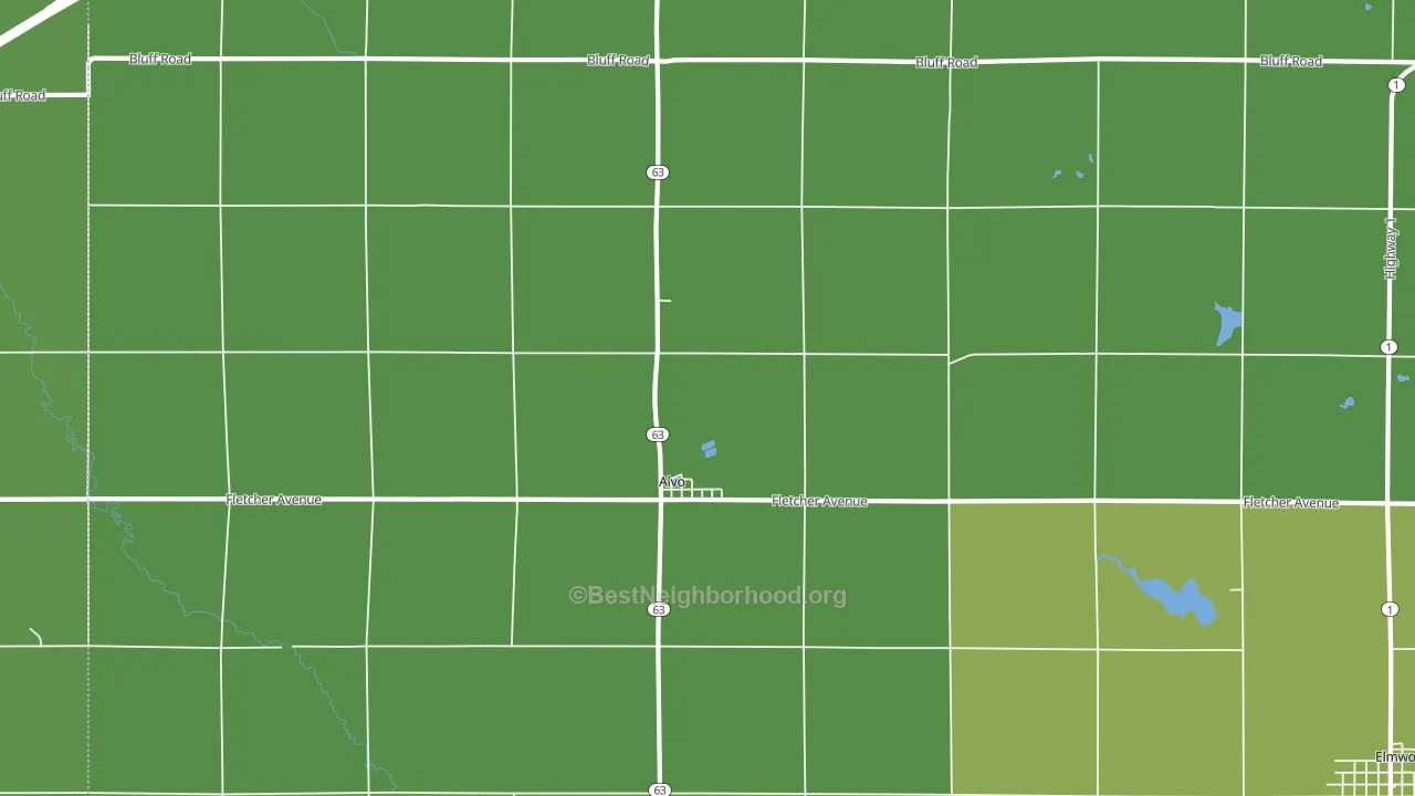 68304, NE block-group voter-turnout map