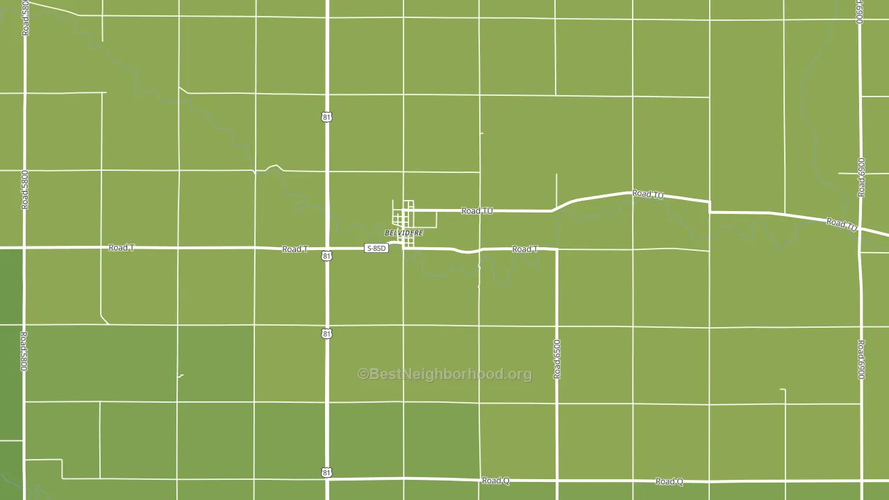 68315, NE block-group voter-turnout map