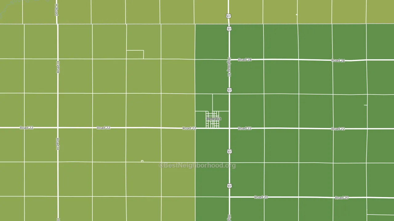 68316, NE block-group voter-turnout map