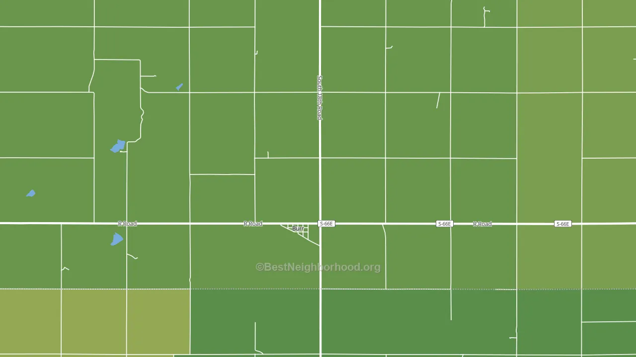 68324, NE block-group voter-turnout map