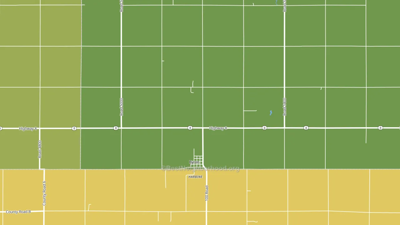 68325, NE block-group voter-turnout map
