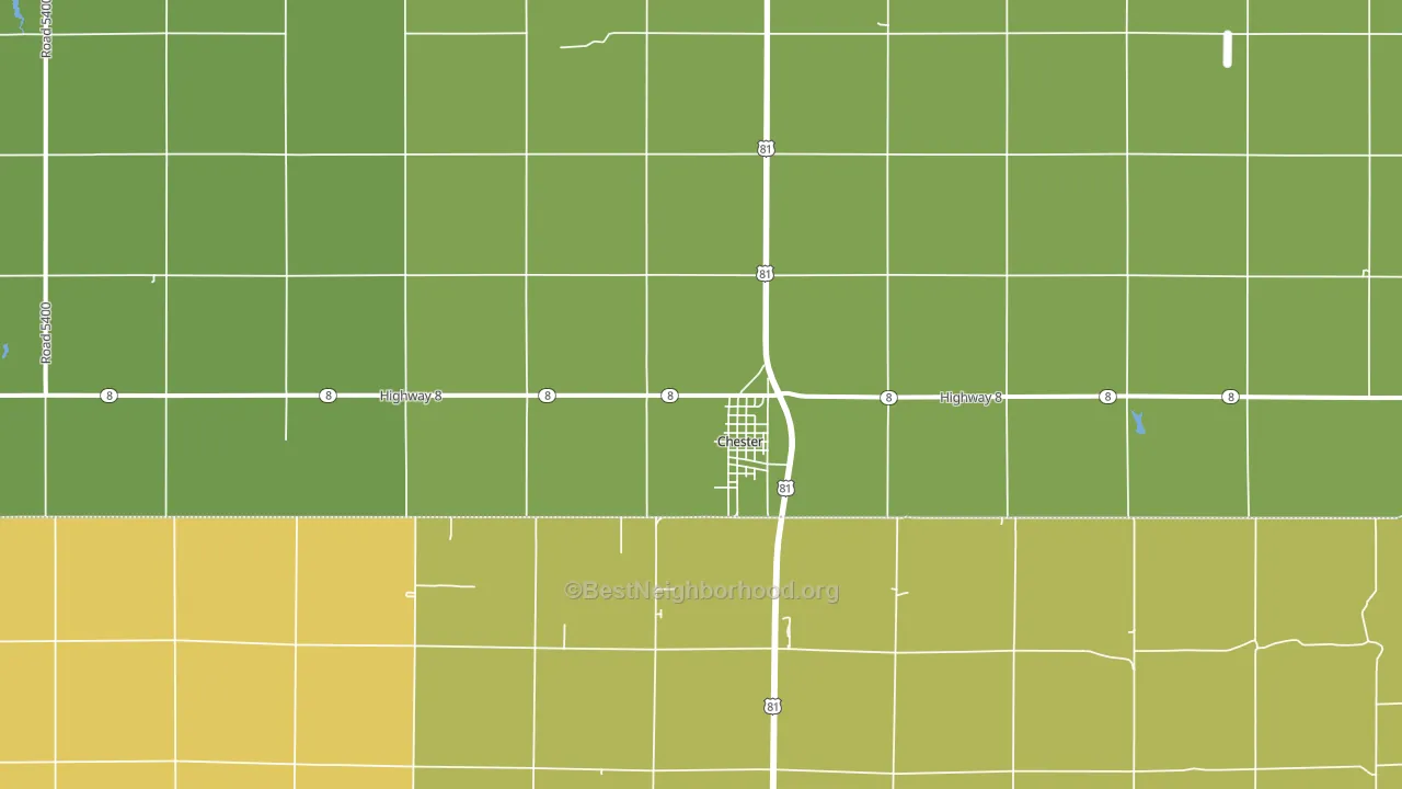 68327, NE block-group voter-turnout map