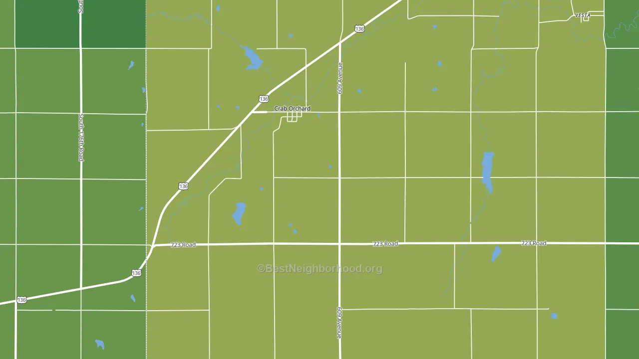 68332, NE block-group voter-turnout map