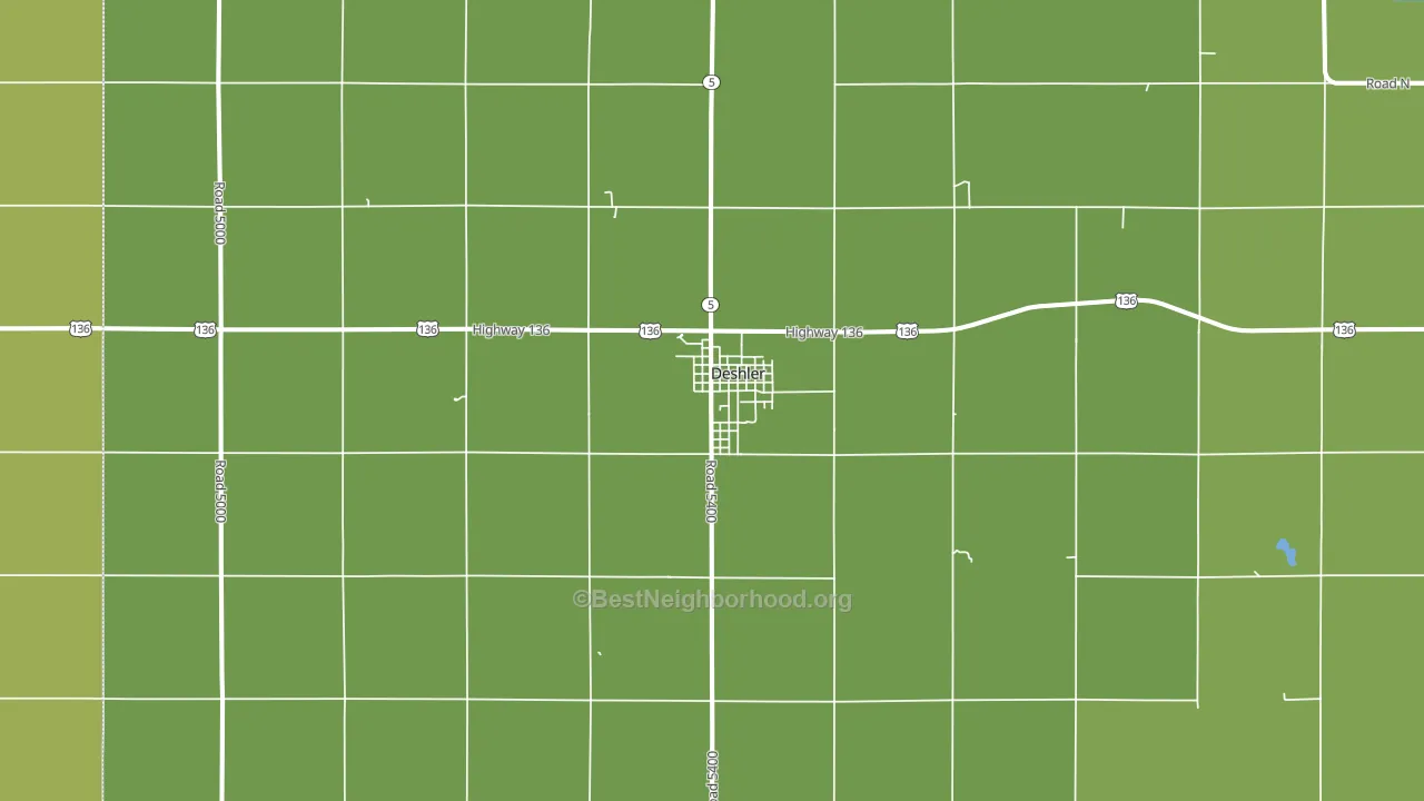 68340, NE block-group voter-turnout map