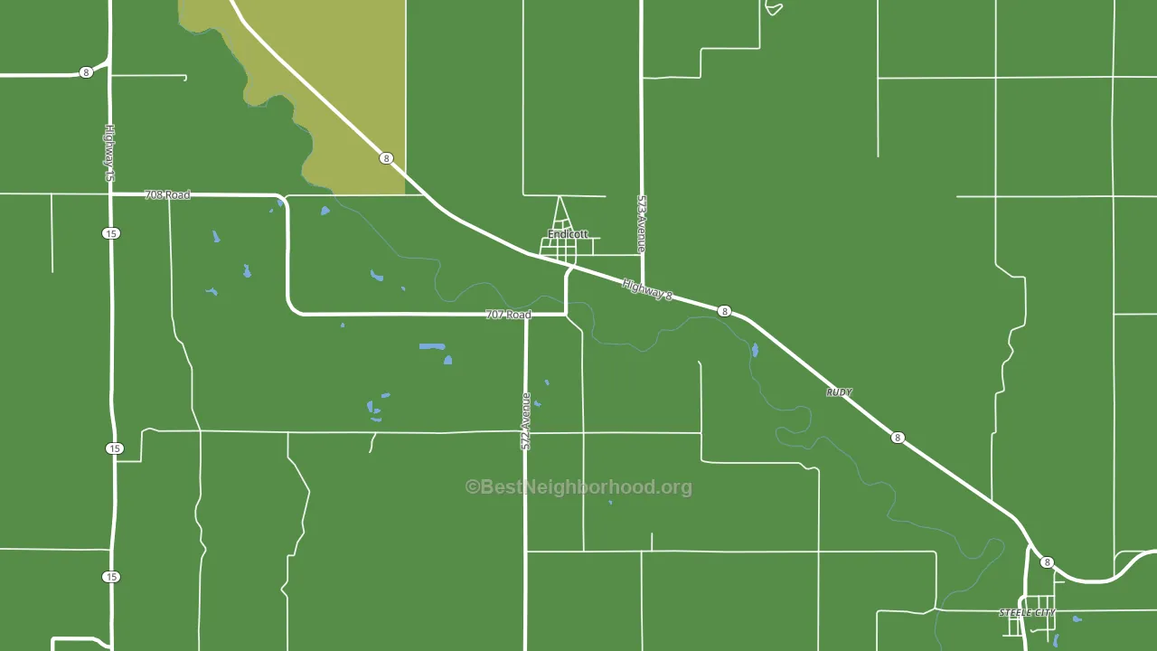 68350, NE block-group voter-turnout map