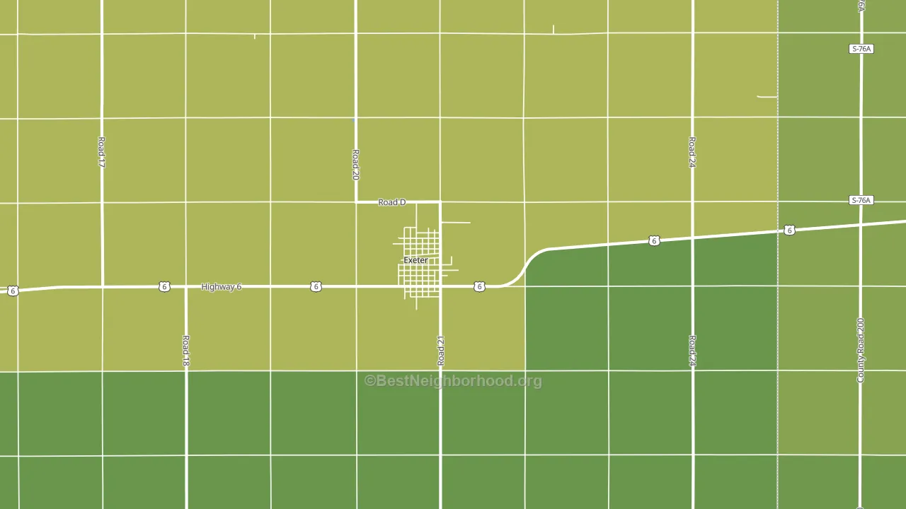 68351, NE block-group voter-turnout map