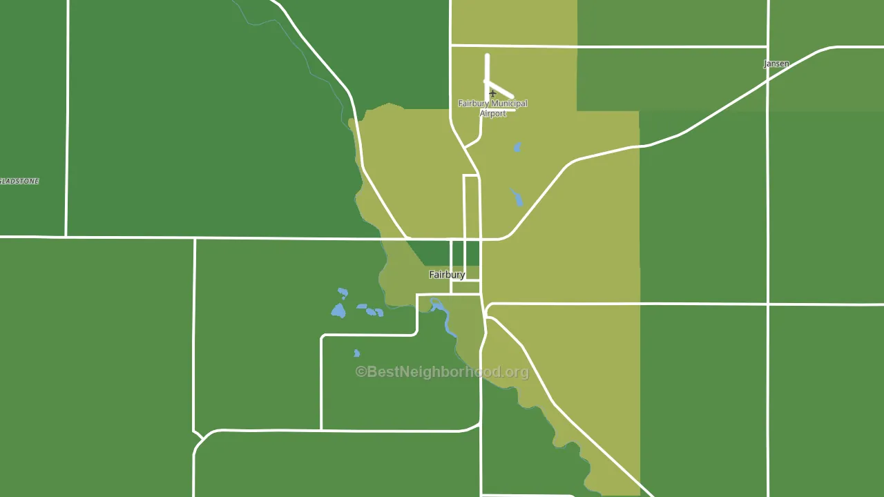 68352, NE block-group voter-turnout map
