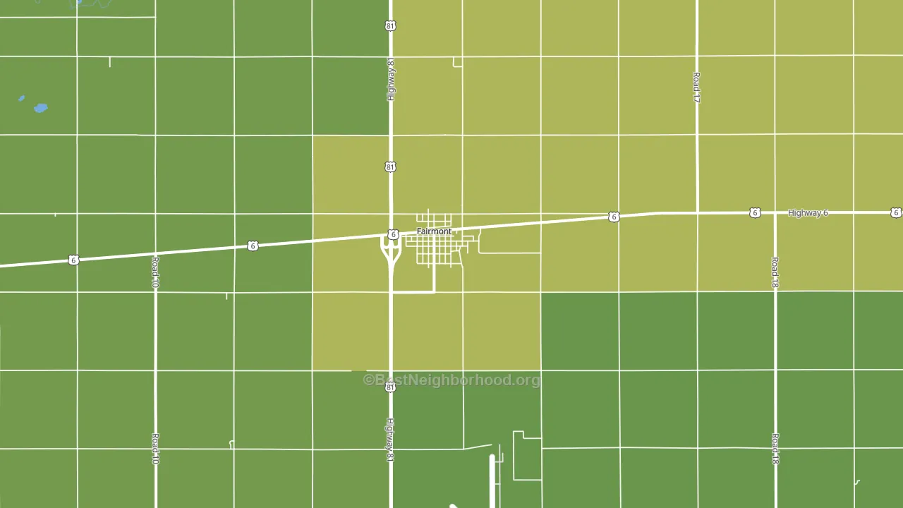 68354, NE block-group voter-turnout map