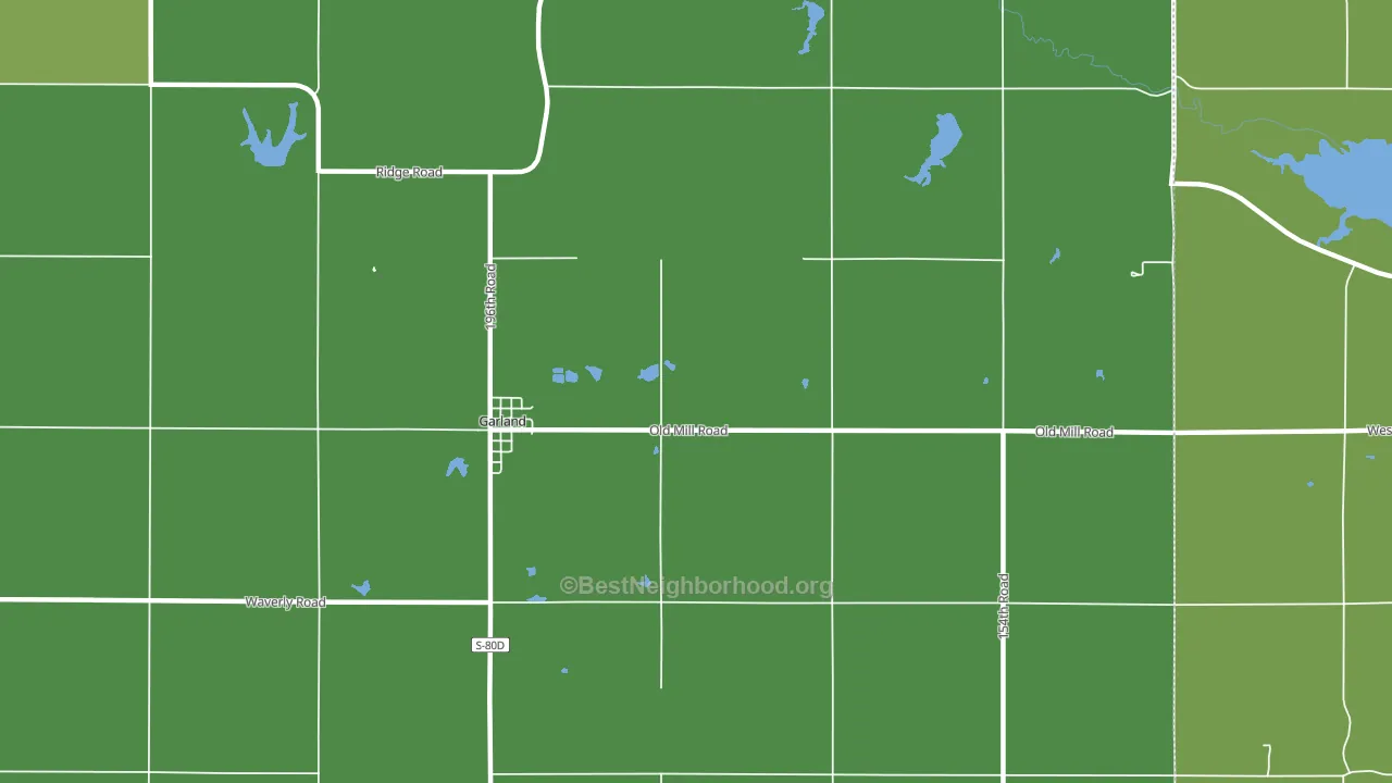 68360, NE block-group voter-turnout map