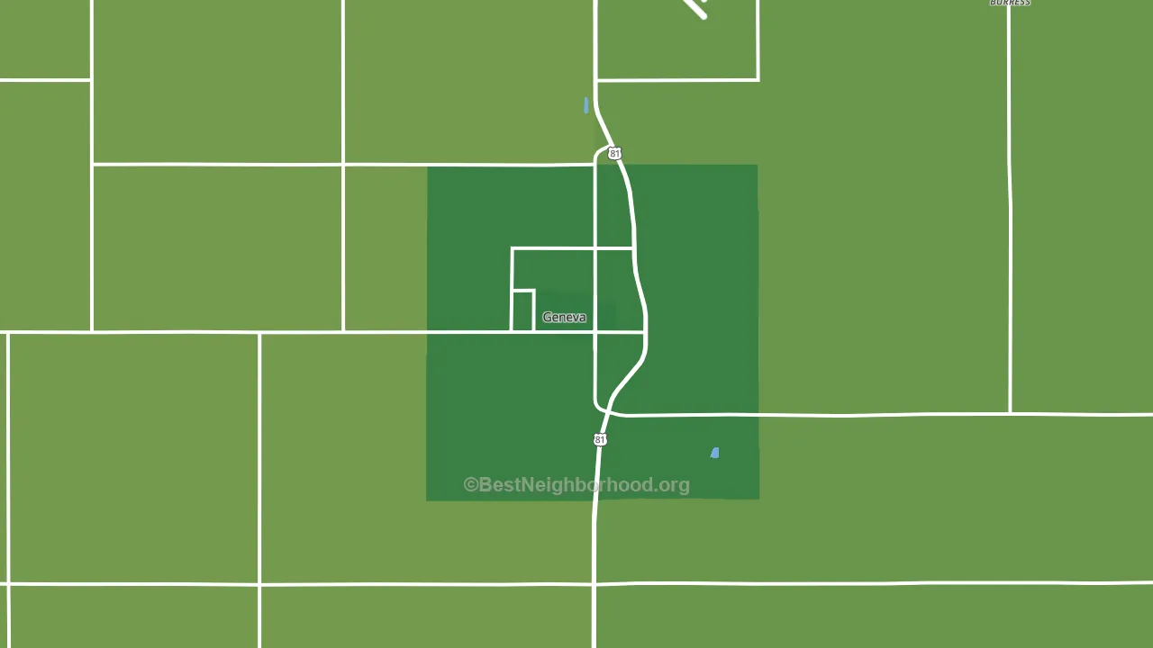 68361, NE block-group voter-turnout map