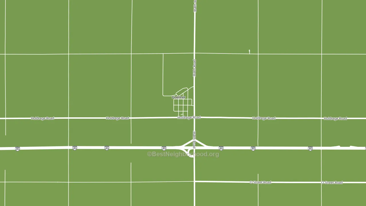 68364, NE block-group voter-turnout map