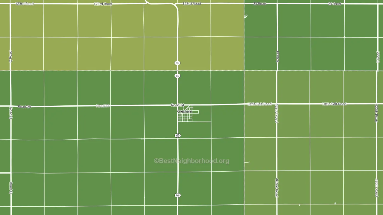 68367, NE block-group voter-turnout map