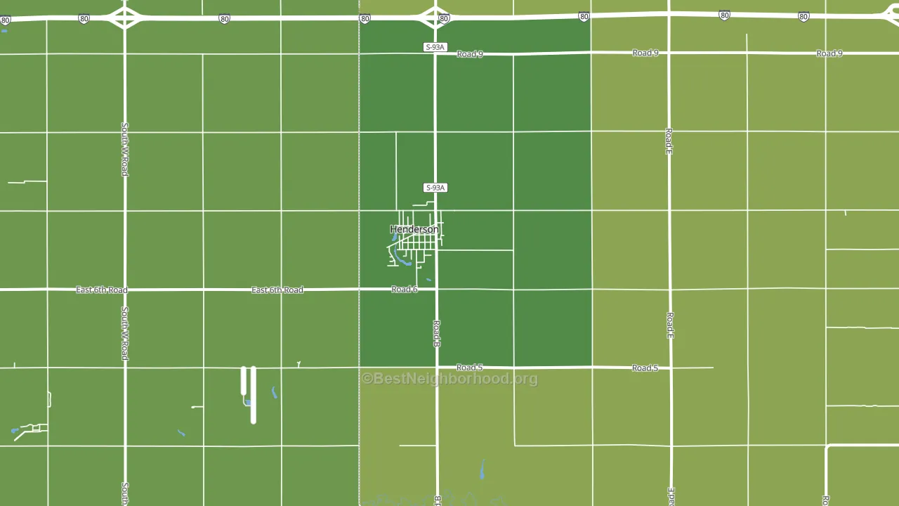 68371, NE block-group voter-turnout map