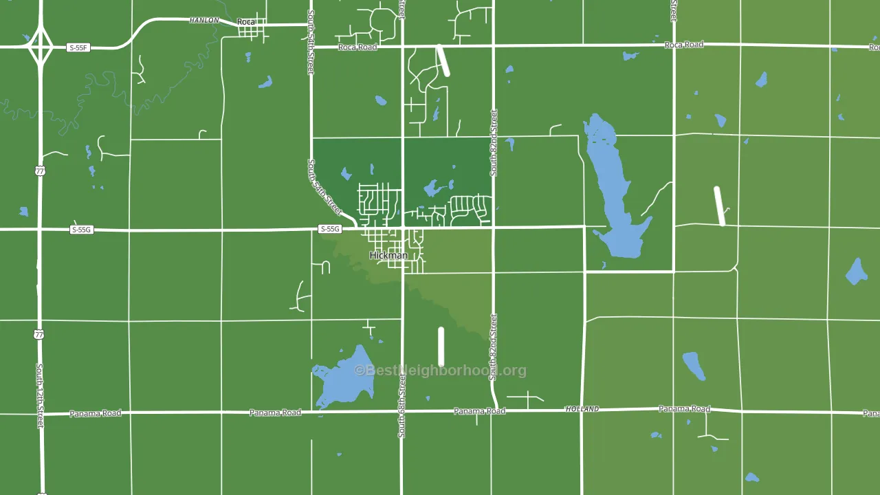 68372, NE block-group voter-turnout map