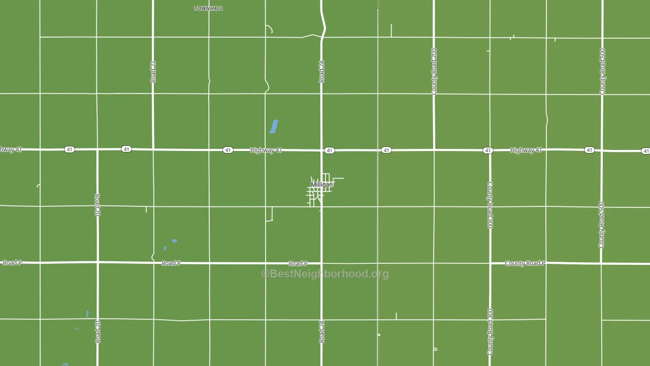 68406, NE block-group voter-turnout map
