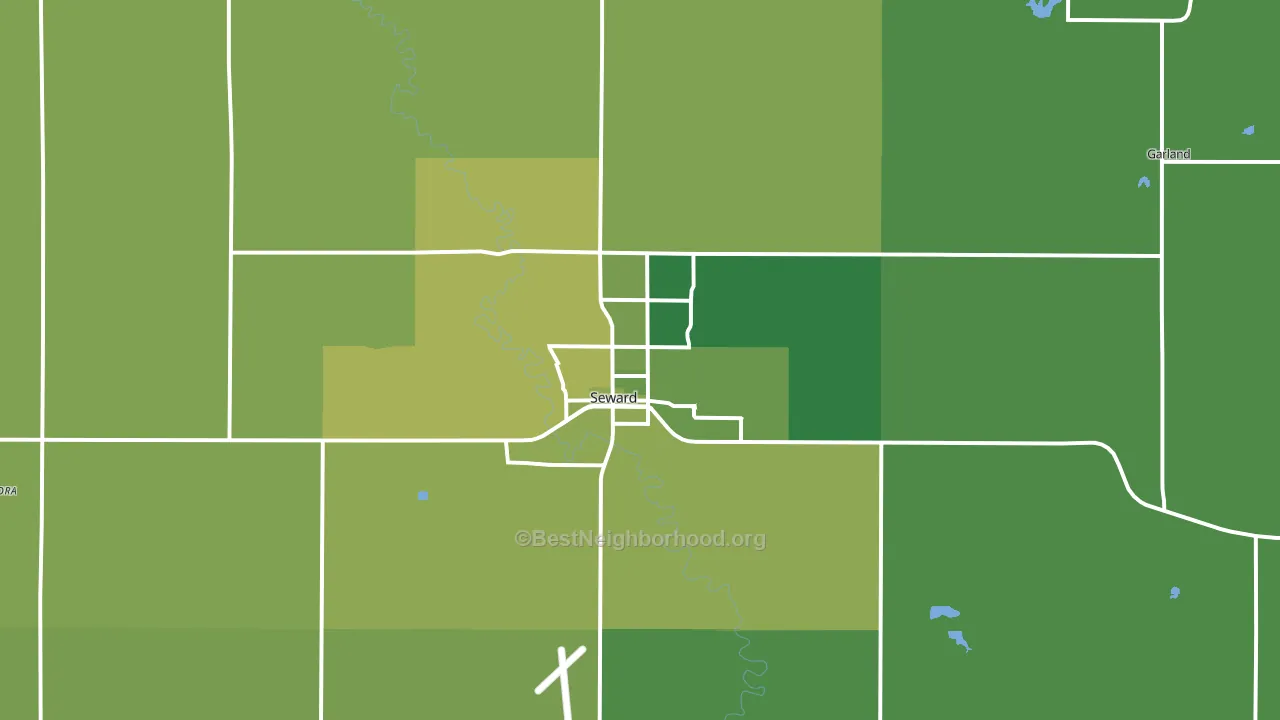 68434, NE block-group voter-turnout map
